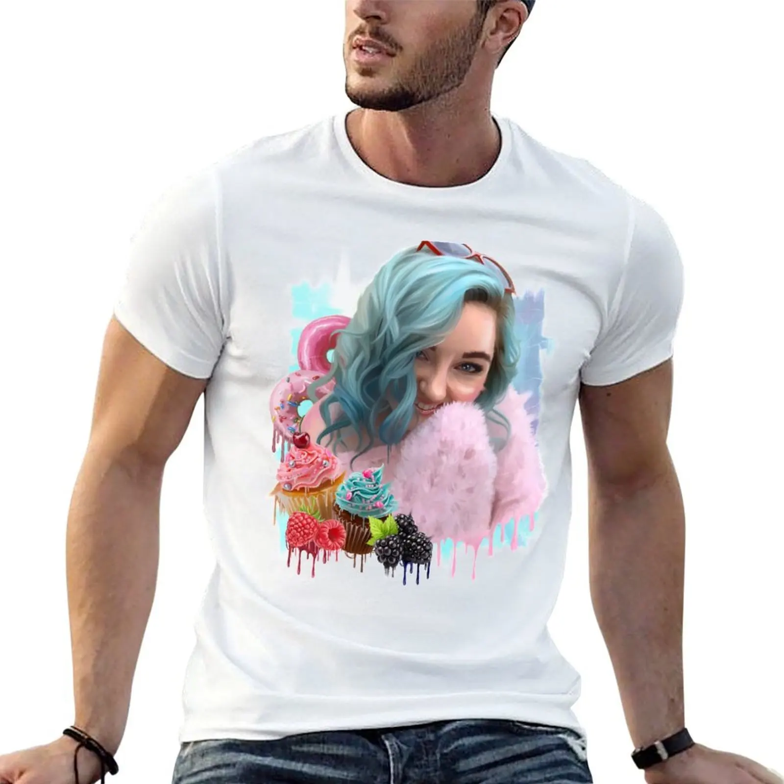 She’s such a sweet girl T-Shirt kawaii clothes fashion shirts Men's clothing