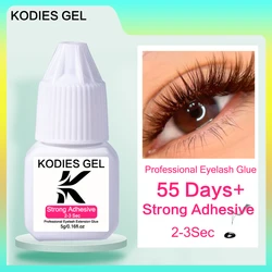 KODIES GEL Strong Adhesive Lash Glue 2-3 Second Dry Professional Lash Extension Supplies Lift Eyelash Glues Korea Makeup Tools