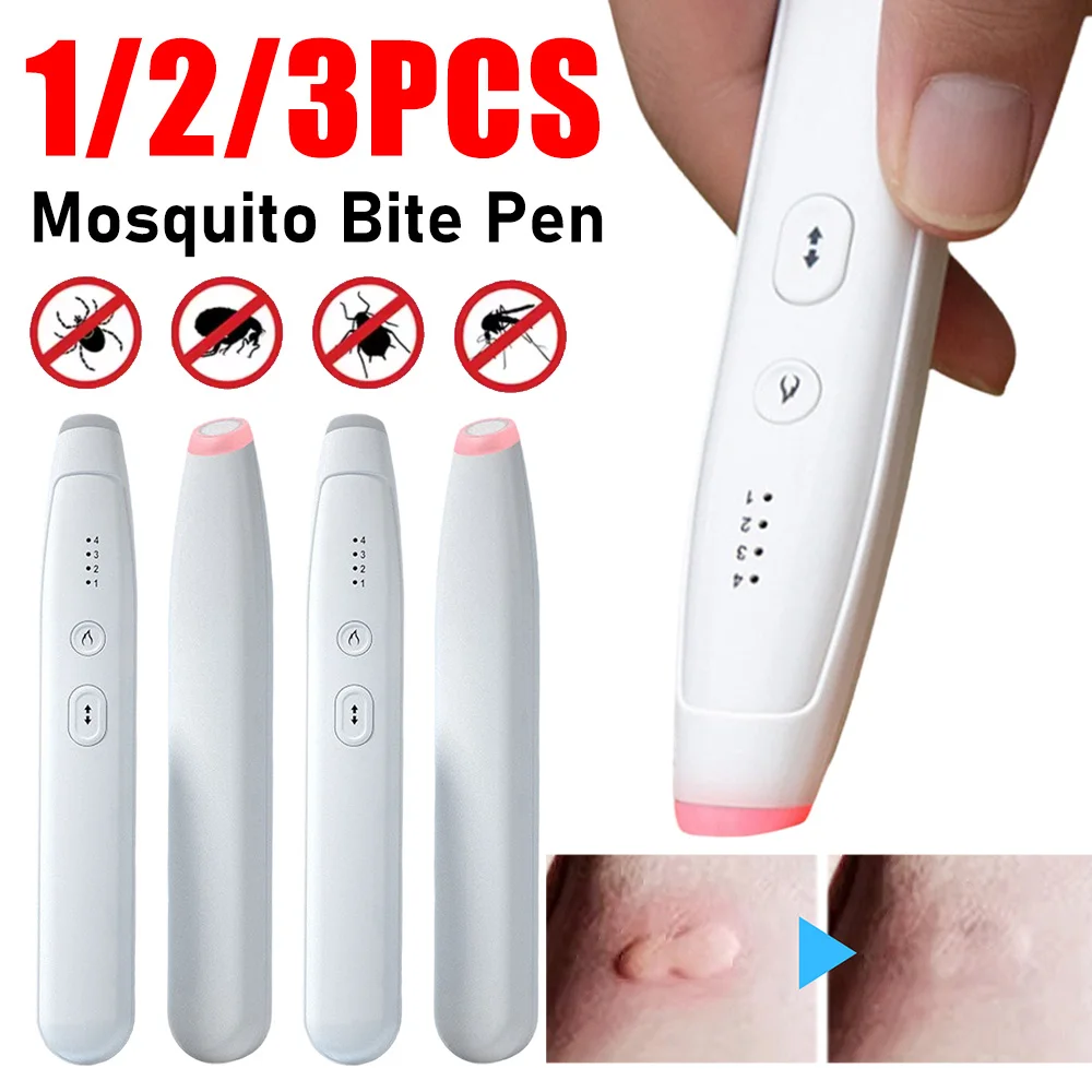 

1/2/3PCS Relieve Itching Pen 2025 Mosquito Insect Bite Heat Pen Mosquito Insect Bite Relieve Itching Pen Portable Anti-Itch Pen