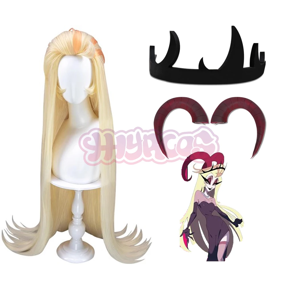 Anime Lilith Head Crown Ring Halo Horn Nakrycia głowy Cosplay Rekwizyty na Halloween Christmas Party Cosplay Kostium Akcesoria rekwizyt