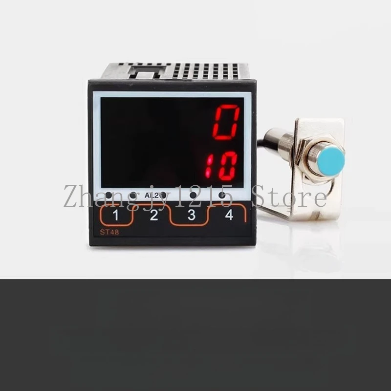 ST48 infrared automatic induction counter, sensitive electronic digital display, industrial conveyor belt loading point counter