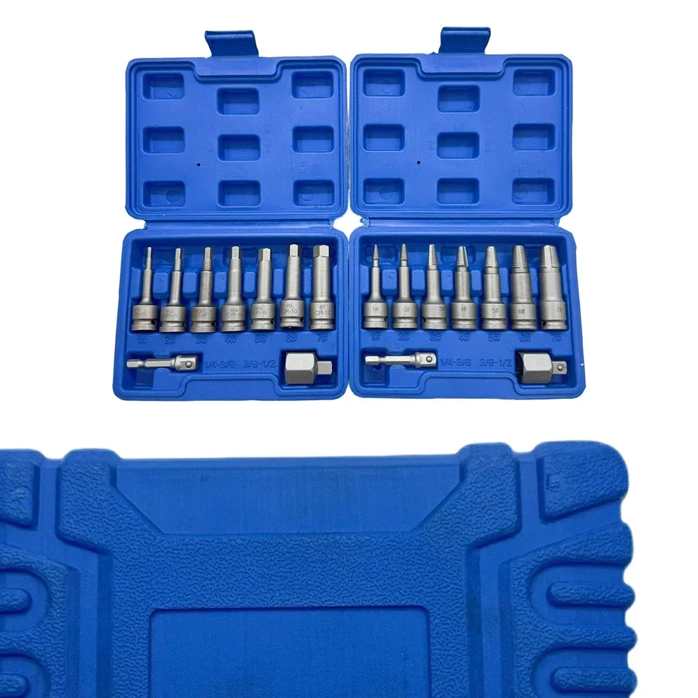 Broken Wire Extractor Hexagon Socket Extractor Effortlessly Stripped Screws Auto Repair Tool Screwdriver Set
