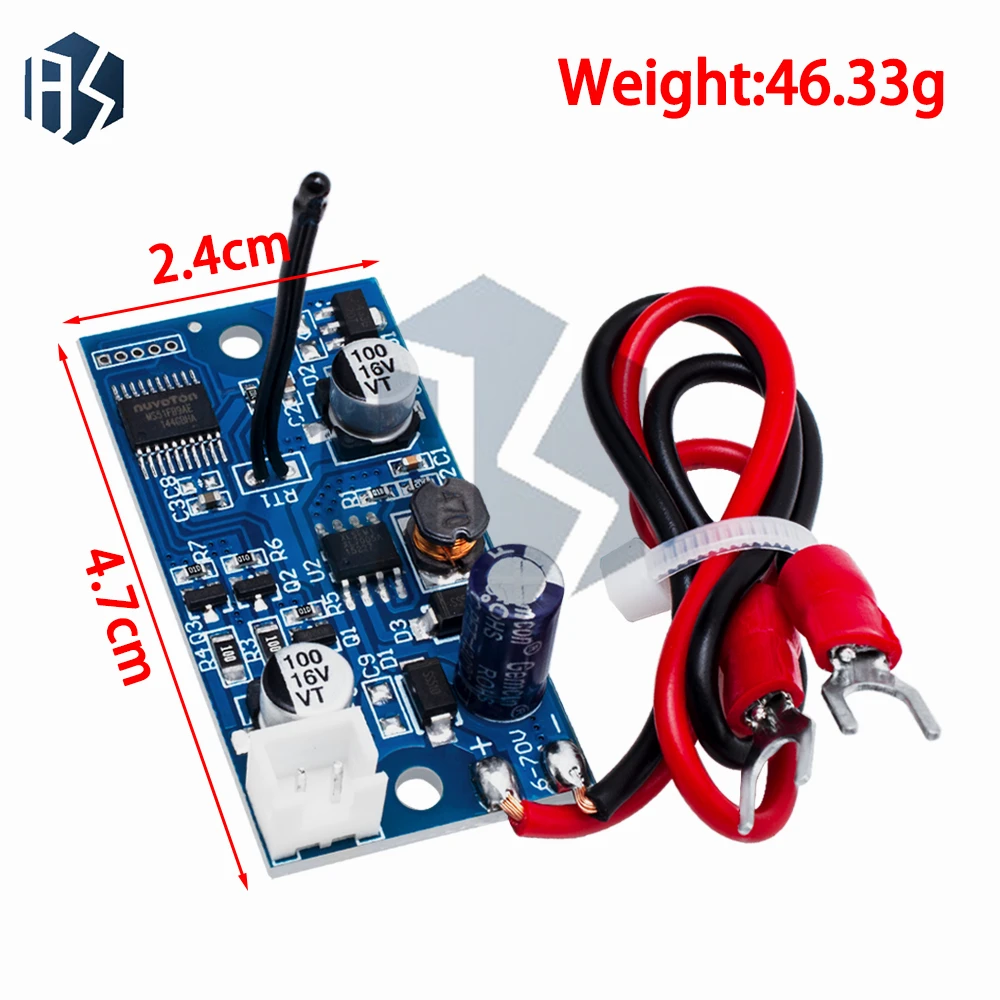 DC 6-70V Cooling fan Intelligent temperature control module Chassis cooling Motor Speed Controller For Computer PC