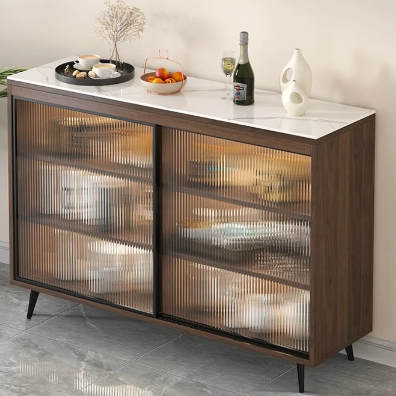 Slate dining side cabinet integrated storage gainst the wall tea cabinet simple household meuble rangement kitchen furnishing