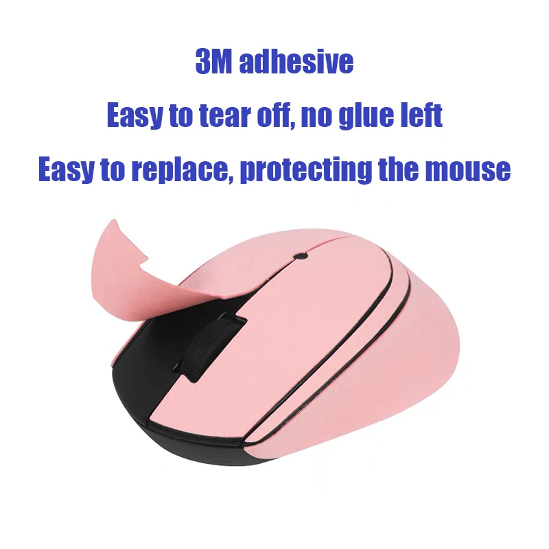 for Logitech M330 Mouse Grip Tape Skate Handmade Sticker Professional Non Slip Lizard Skin Suck Sweat Pad Protecting the mouse