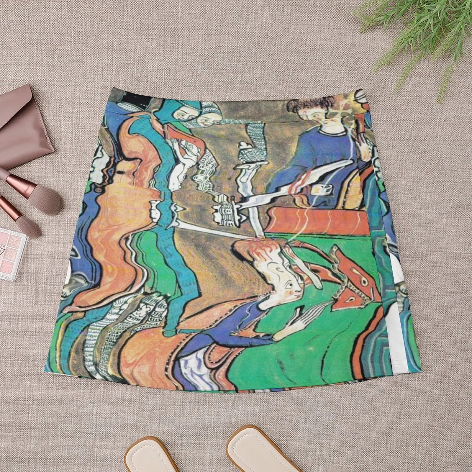 Time Warp Minirock Röcke für koreanische Damen Sommer Damenrock