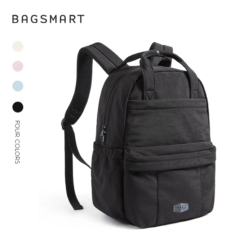 BAGSMART Schulrucksack für Mädchen, multifunktional, Freizeit, Reisen, Handgepäck, Rucksack, großes Fassungsvermögen, Business-Laptoptasche mit 14,3 Zoll