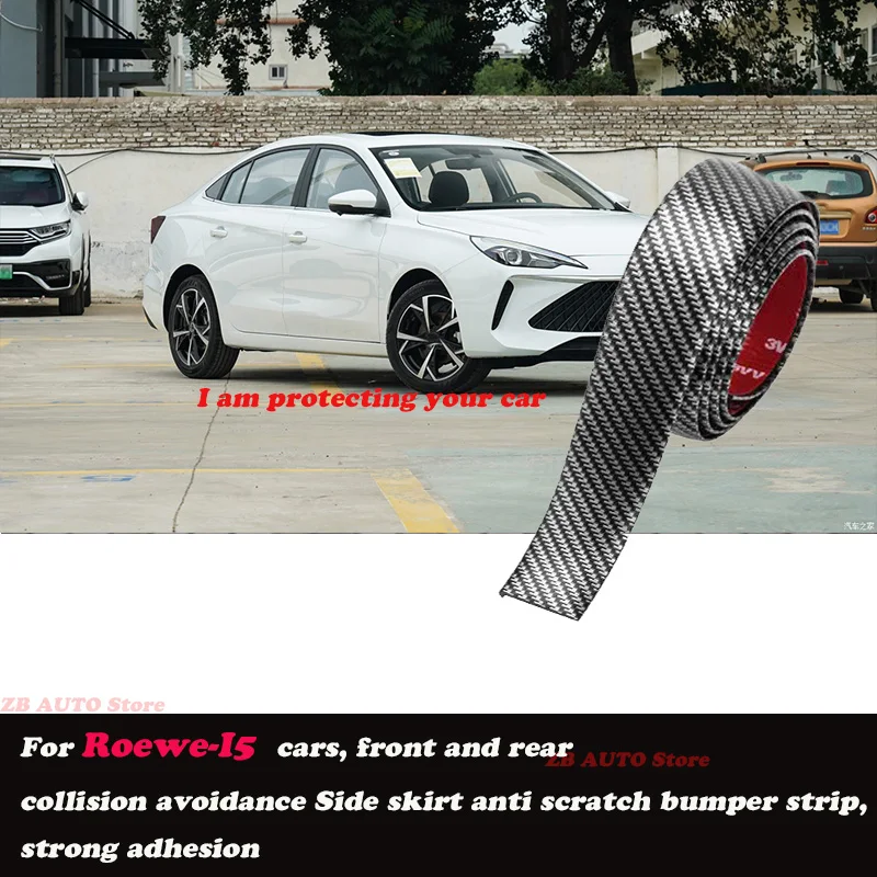 

Strong adhesive bumper strip, front and rear lip side skirts, collision and scratch resistant suitable For Roewe I5