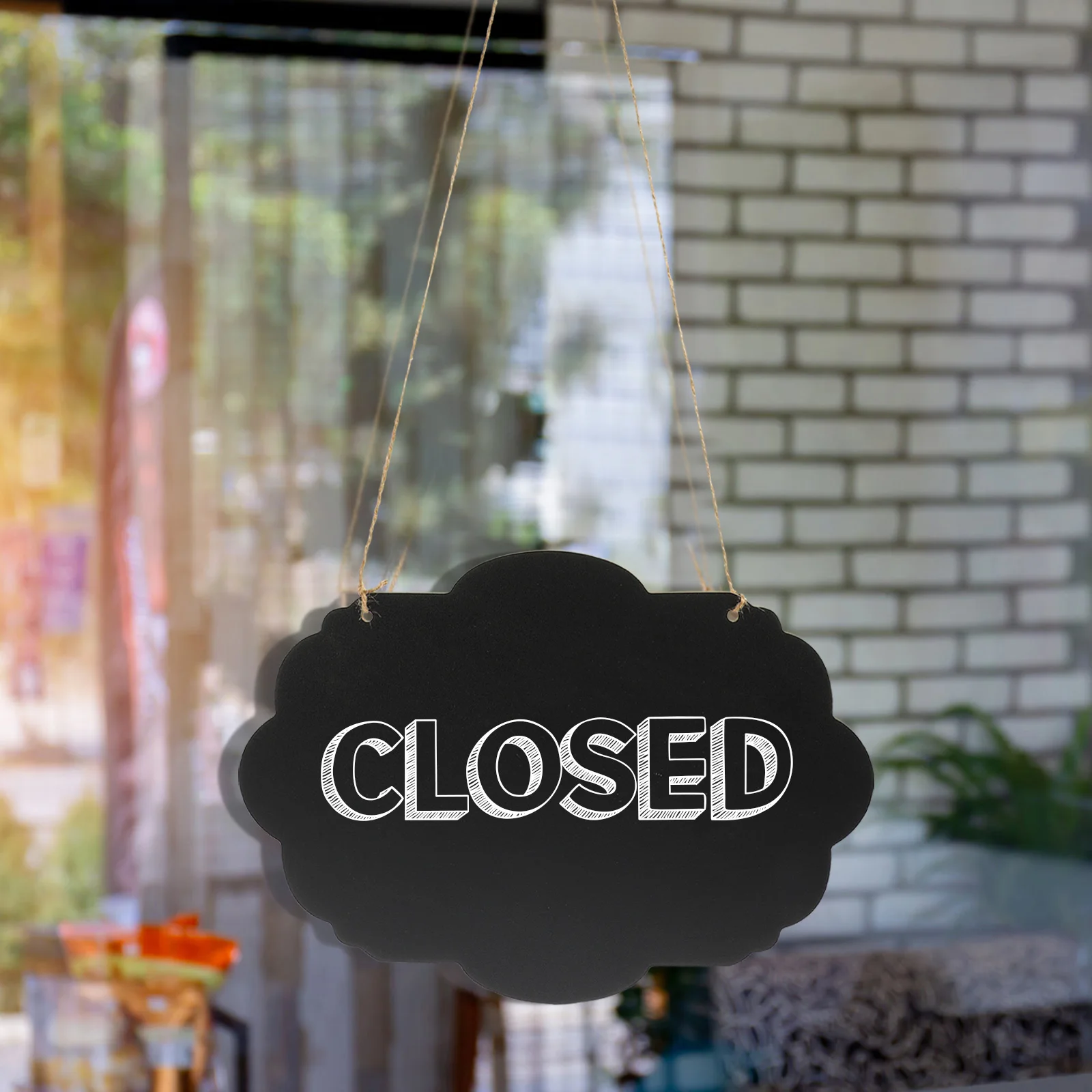 

Double Sided Message Board Pendant Door Hanging Decor Blackboard Wall Decor Door Hanging Blackboard Message Board
