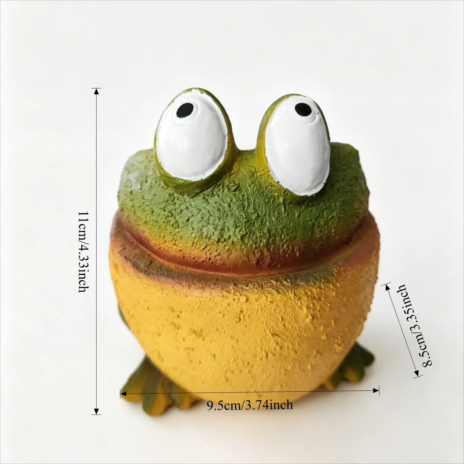 Frog Shaped Resin Flowerpot/Storage Decoration, Hollow Structure  for Planting Succulent Plants or Desktop Storage
