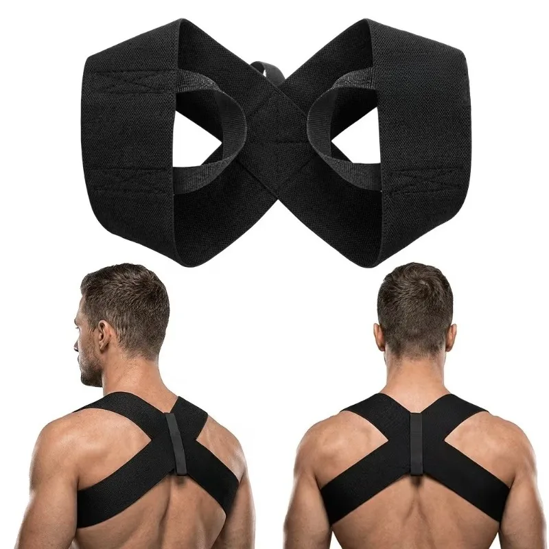 Correttore Posturale per la Schiena, Cintura Regolabile per Clavicola e Spalle, Correttore Posturale Lombare e Modellatore per il Corpo