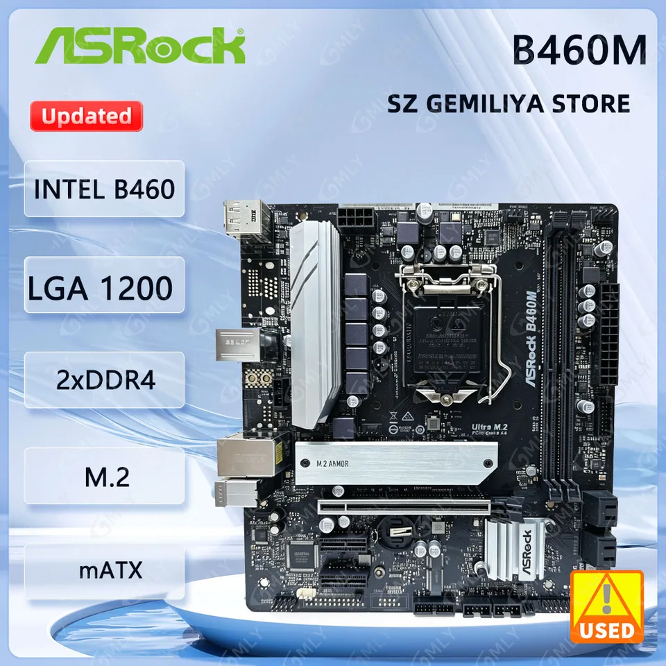 ASRock B460M PRO4S Motherboard LGA1200 DDR4