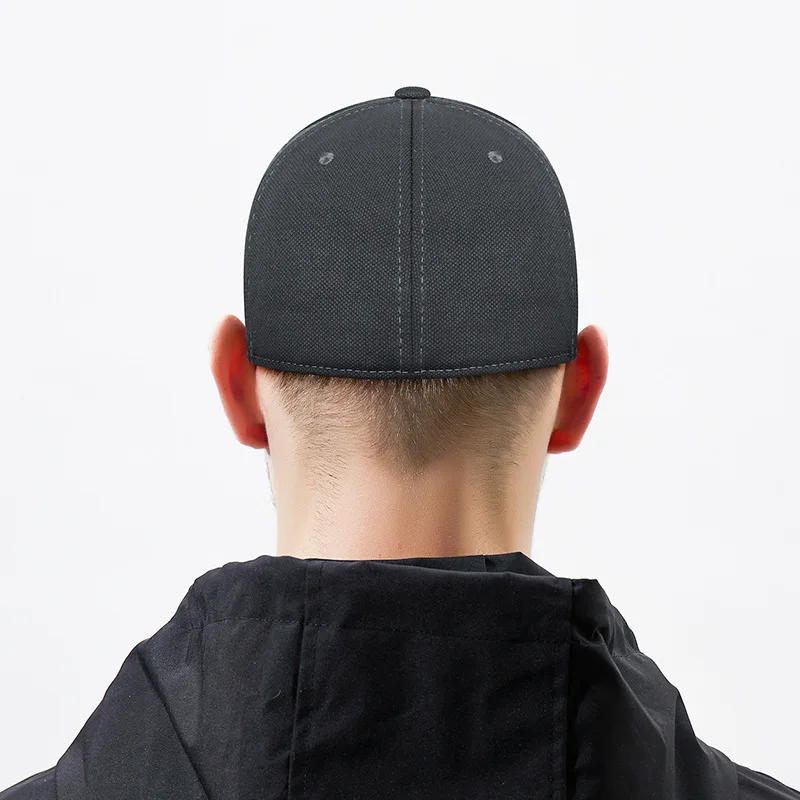 Short Brim Elastic Closed Back Fitted Caps Hats New Cycling Solid Bill Plain Trucker Men Women Hip Hop Baseball Snapback Sun Era