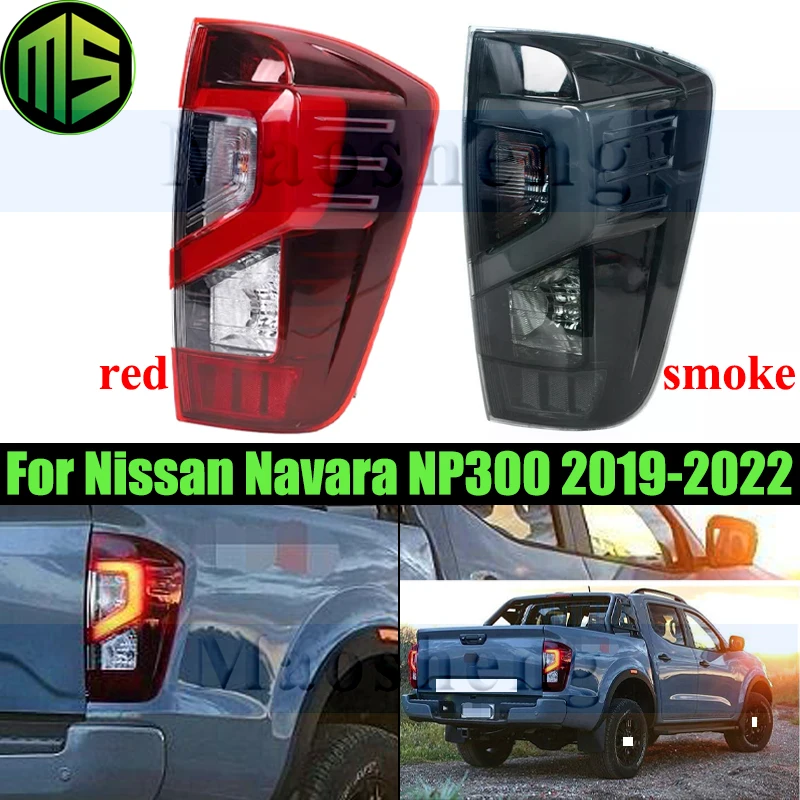

Maosheng Rear Bumper Tail Light Tail Lamp For Nissan Navara NP300 2019-2022 Rear Taillight Taillamp Brake Light Rear Turn Light