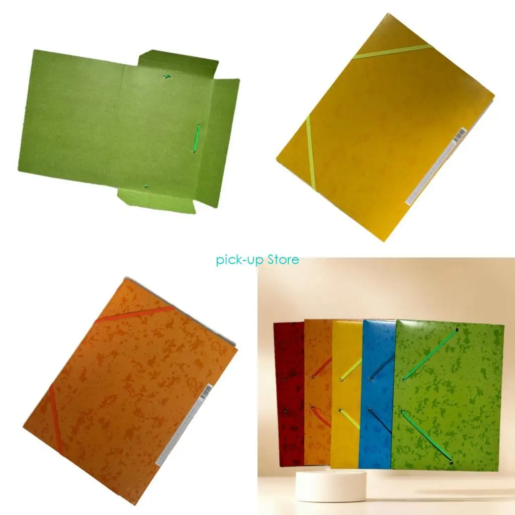 Q5WA File Folders Document Folders File Organiser with Elastic Closure for School