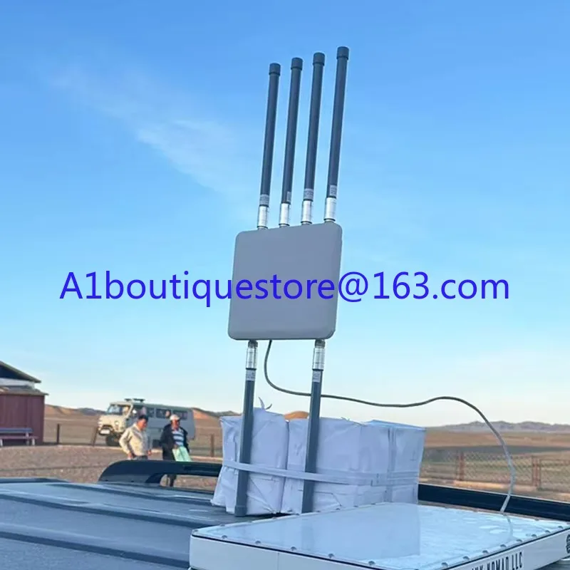 Industrial Grade 20km Long Range 2.4G 5.2G 5.8G Tri-band 5400Mbps Wifi 6 Router Wireless ap Wifi Outdoor Access Point