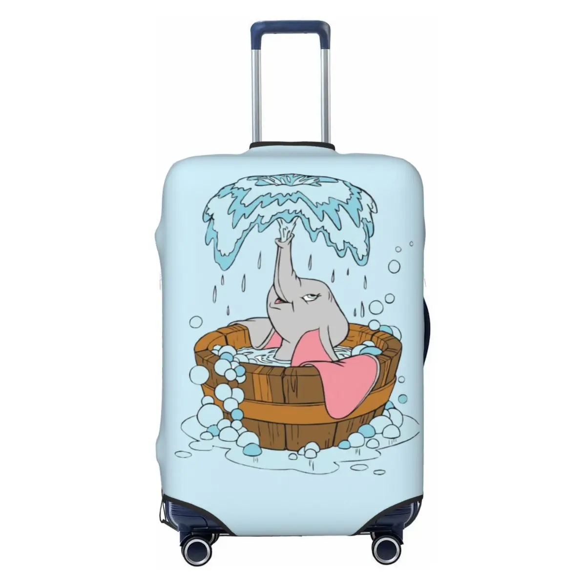 

Custom Funny Dumbo Movie Luggage Cover Protector Elastic Cartoon Travel Suitcase Covers