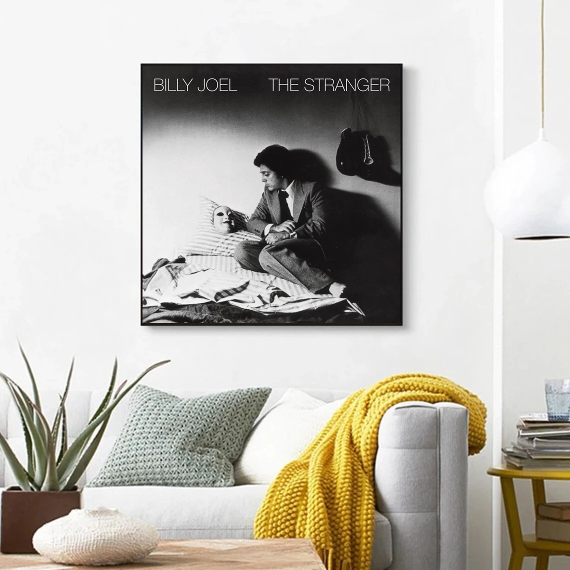 Billy Joel The Stranger Music Album Poster Canvas Art Print Home Decor Wall Painting ( No Frame )
