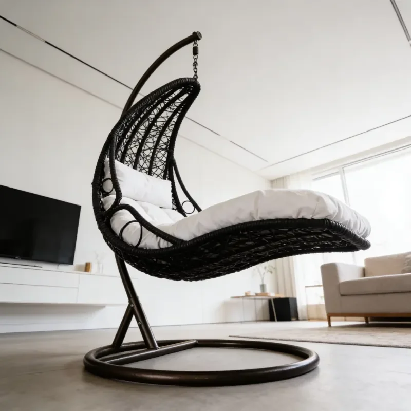 Long Lasting Hanging Egg Chair Egg Hanging Chair Reliable for Home Outdoor