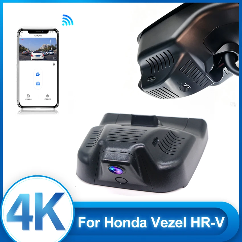Video Recorder Night Vision 4K UHD Plug and Play Car DVR Dash Cam For Honda Vezel HR-V HRV NS1 NP1 Ny1 NS1 NP1 NY1 2023-2025