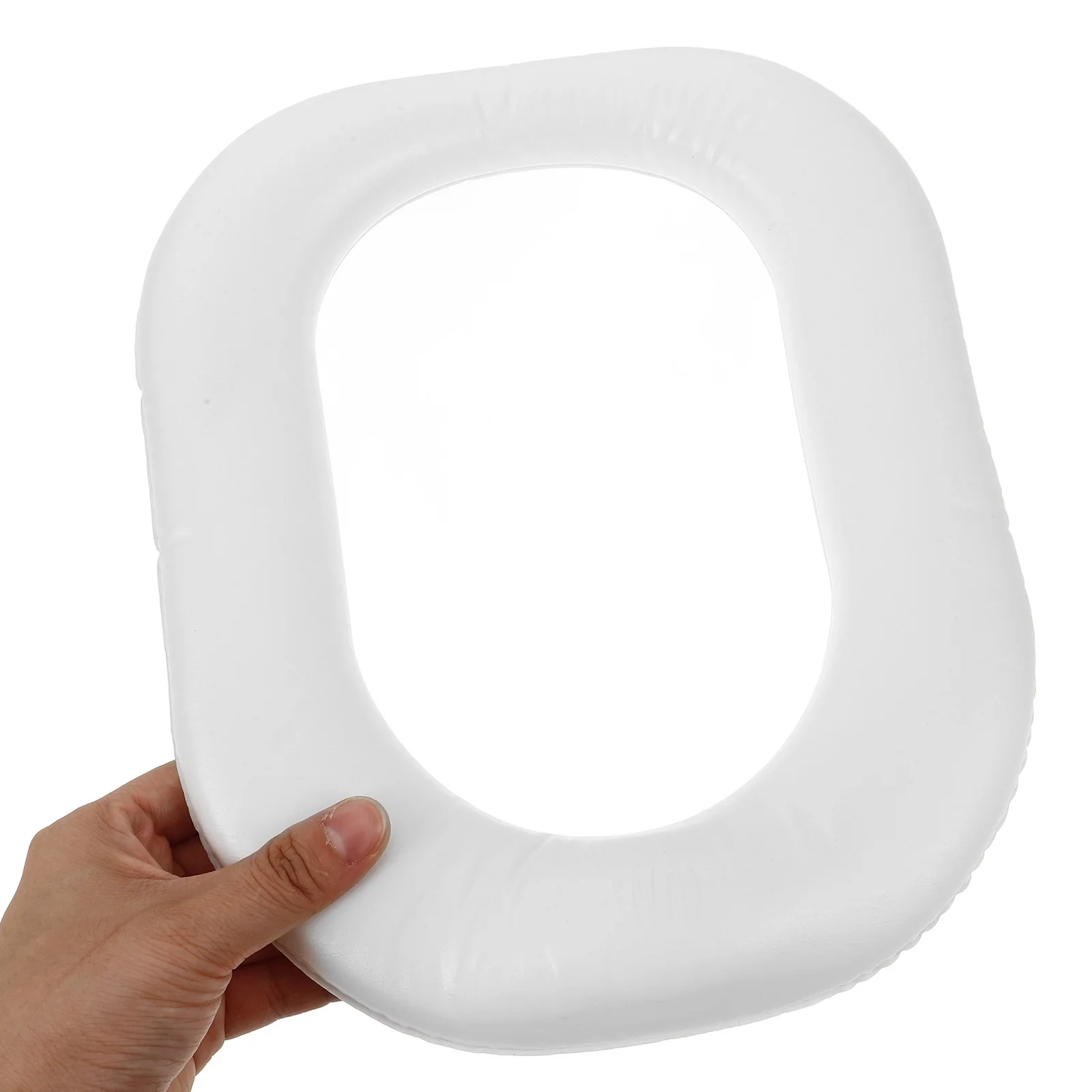 Cojín para asiento de inodoro de PU, reutilizable, lavable, suave, duradero, portátil, almohadilla para inodoro para niños, funda de repuesto para asiento de baño de viaje
