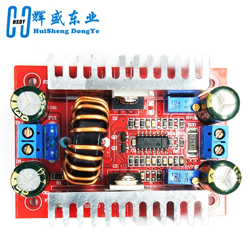 DC 400W 15A Step-up Boost Converter Constant Current Power Supply LED Driver 8.5-50V to 10-60V Voltage Charger Step Up Module