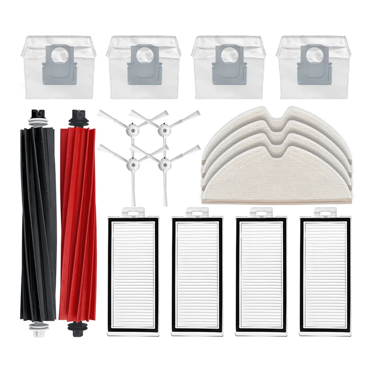 Для Q8 Max, Q8 Max +, Q5 Pro, Q5 Pro + запасные части, аксессуары, основная щетка, фильтр Hepa, швабра, тканевый мешок для пыли