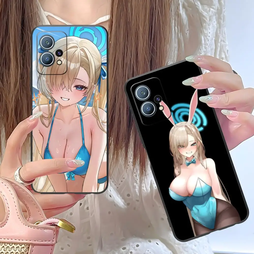 Blue Archive Asuna Mobile Phone Case for Huawei P60 P50 P40 P30 P20 P10 P9 P8 Pro Lite Plus Colour Protective Cellphones Luxury