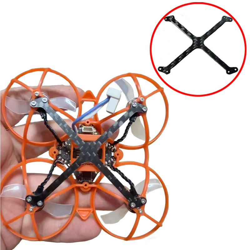 

1PCS For BetaFPV Air75 II Carbon Fiber Bottom Plate Strengthen Chassis Installation Board for FPV Drone Frame Accessory
