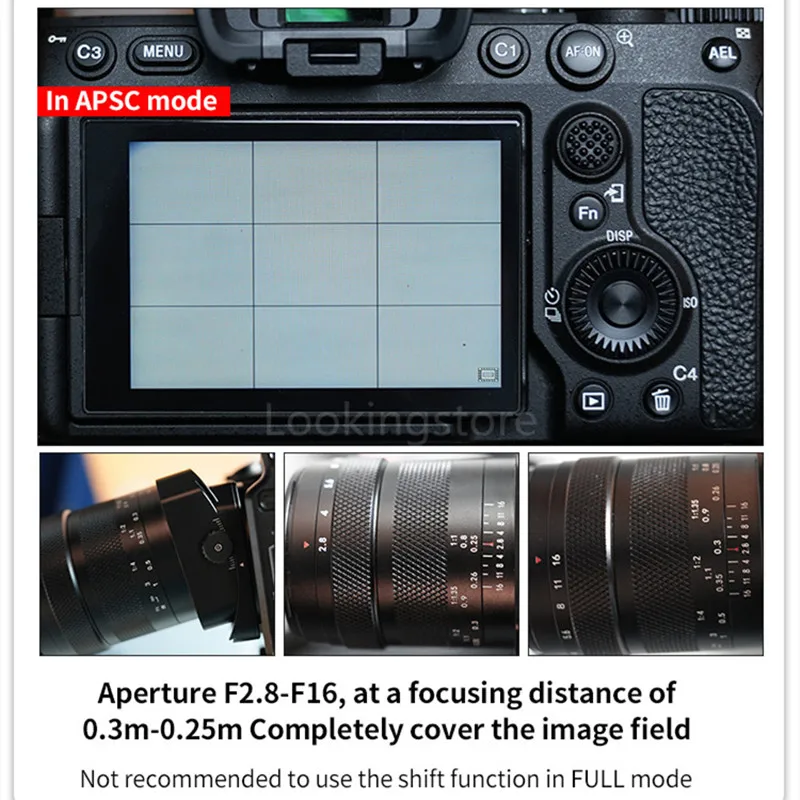 AstrHori 85mm F2.8 Tilt Shift Macro Lens Full Frame Portrait for SONY E Nikon Z Canon RF R Panasonic Leica L Mount Cameras