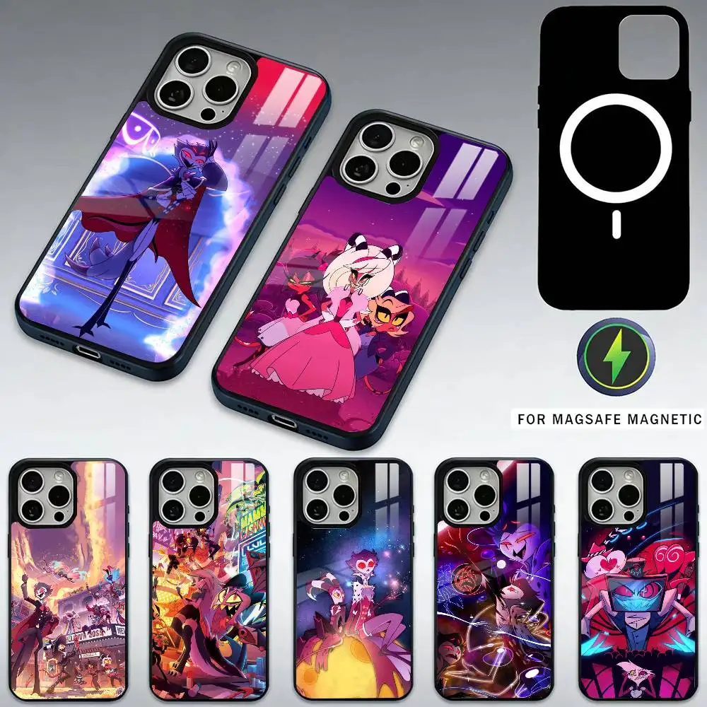 

H-Helluva B-Boss Phone Case For iPhone17,16,15,14,13,12,11 Plus,Pro Max Magnetic For Magsafe Wireless Charging