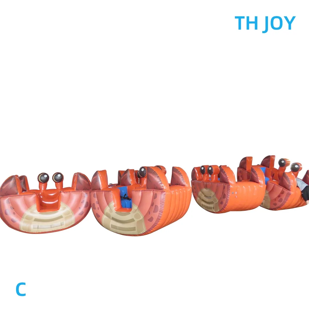 Envío aéreo rápido a puerta, juego de mecedora Rodeo para dos personas, cangrejo mecedora inflable para niños/barco de abeja de juguete