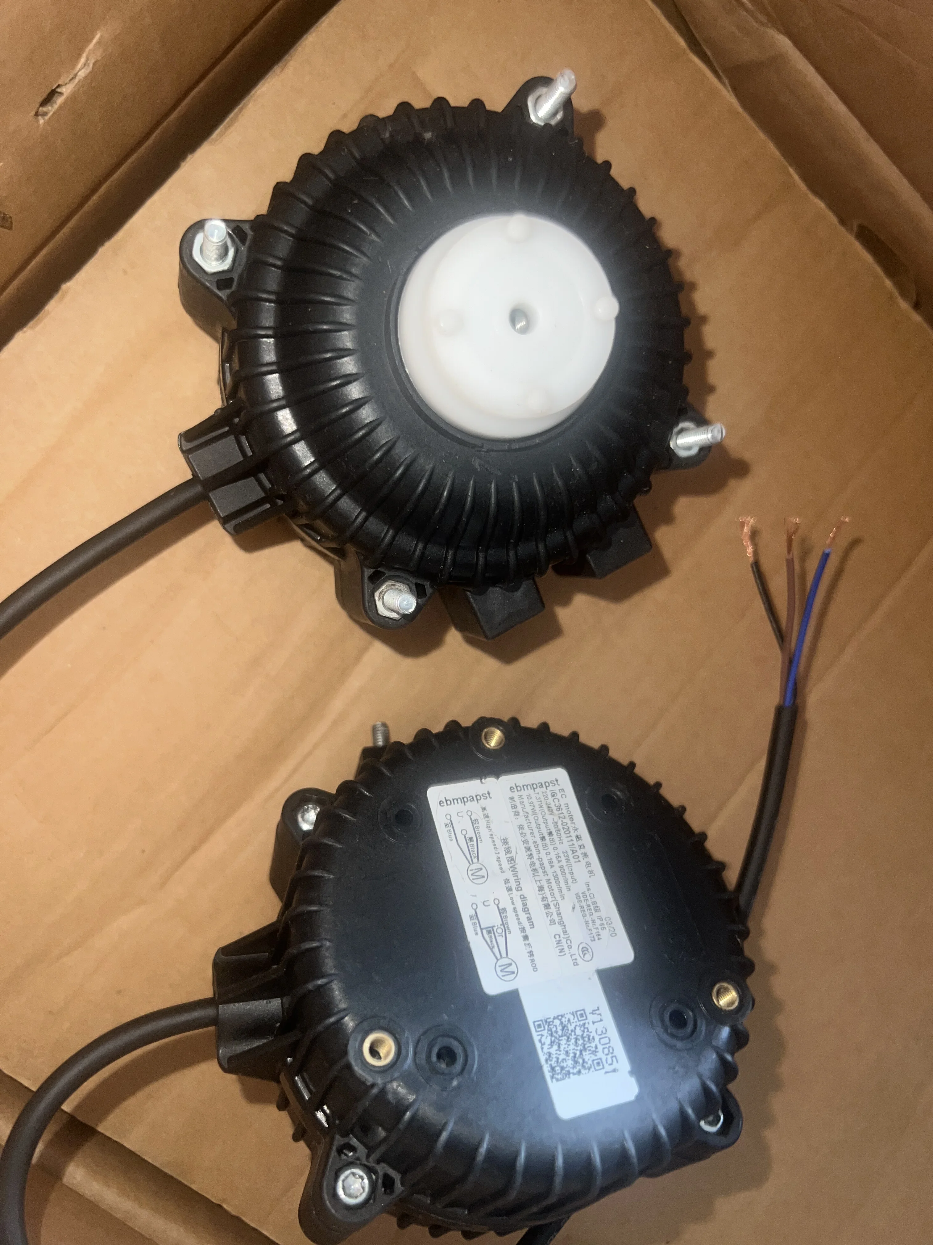 Suitable for Haier refrigerator freezer cold display cabinet fan EBM original factory