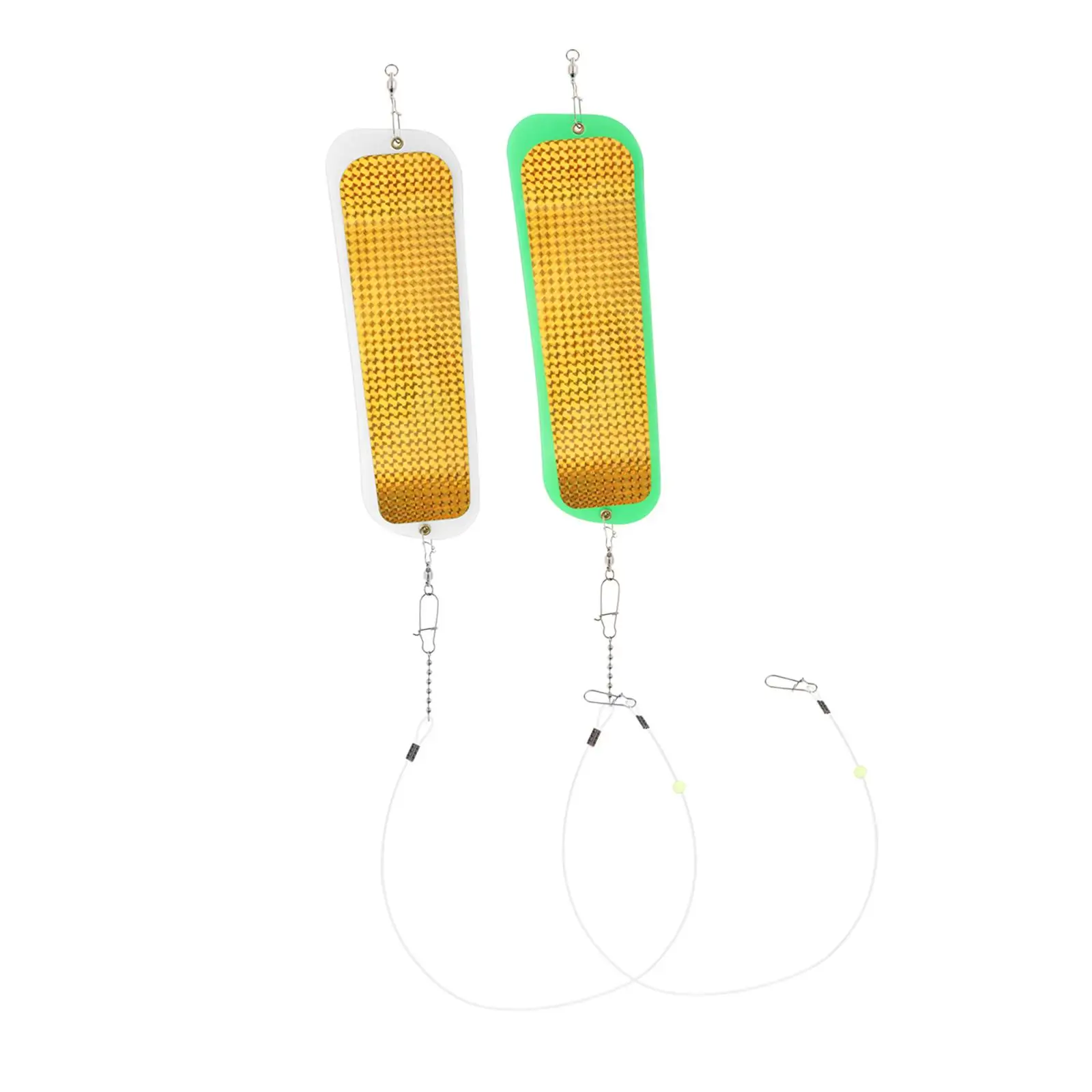 

Fishing Flasher Double Sided Stickers Convenient Effectively Trolling Flasher for Trips Halibut Underwater Lakes Fresh Saltwater