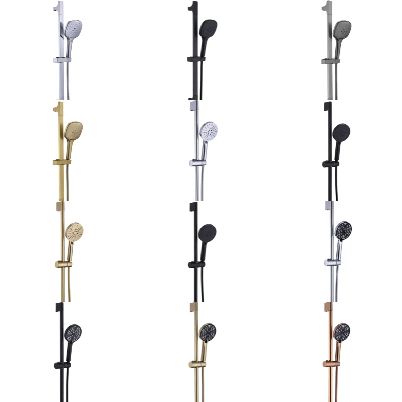 black-grey-shower-set-bathroom-accessories-shower-head-wall-mount-slider-adjustable-shower-head-rail-lift-slide-mount