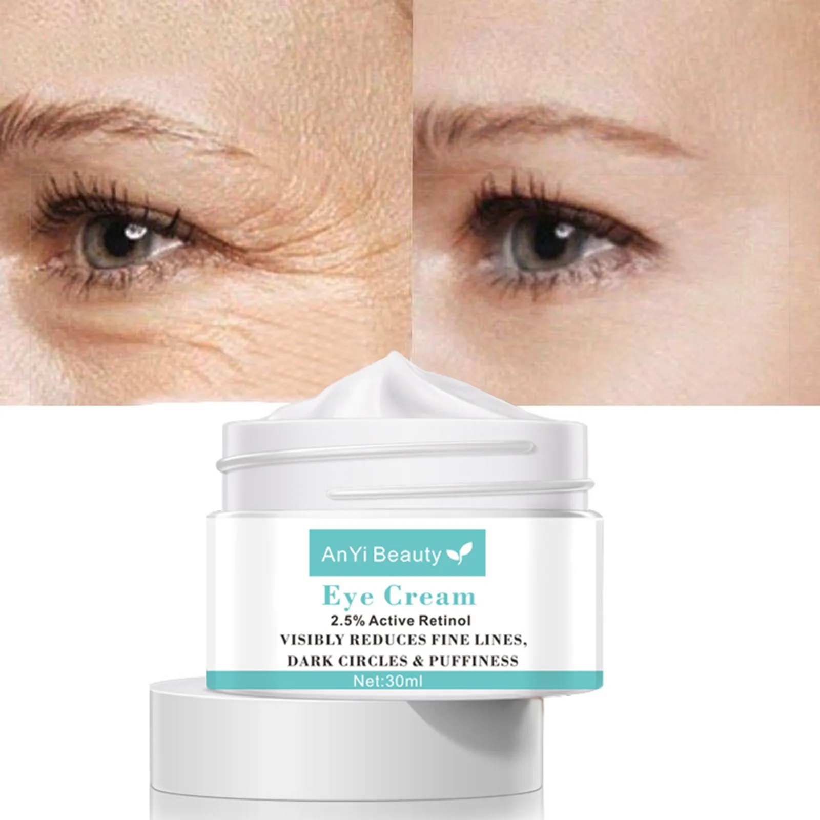 2pcs Anti-Wrinkle ,  Anti-Aging , Instantly Reduces Wrinkles, Puffy, Under-Eye Bags, Dark Circles In 5 Seconds, Hydrates Lifts