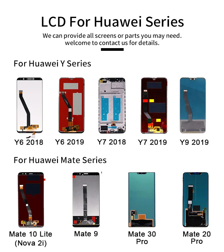 Hengyao-LCD Display Digitizer, Touch Screen Replacement, for Huawei Y9 Prime 2019, for Huawei P Smart Z, Complete Screen