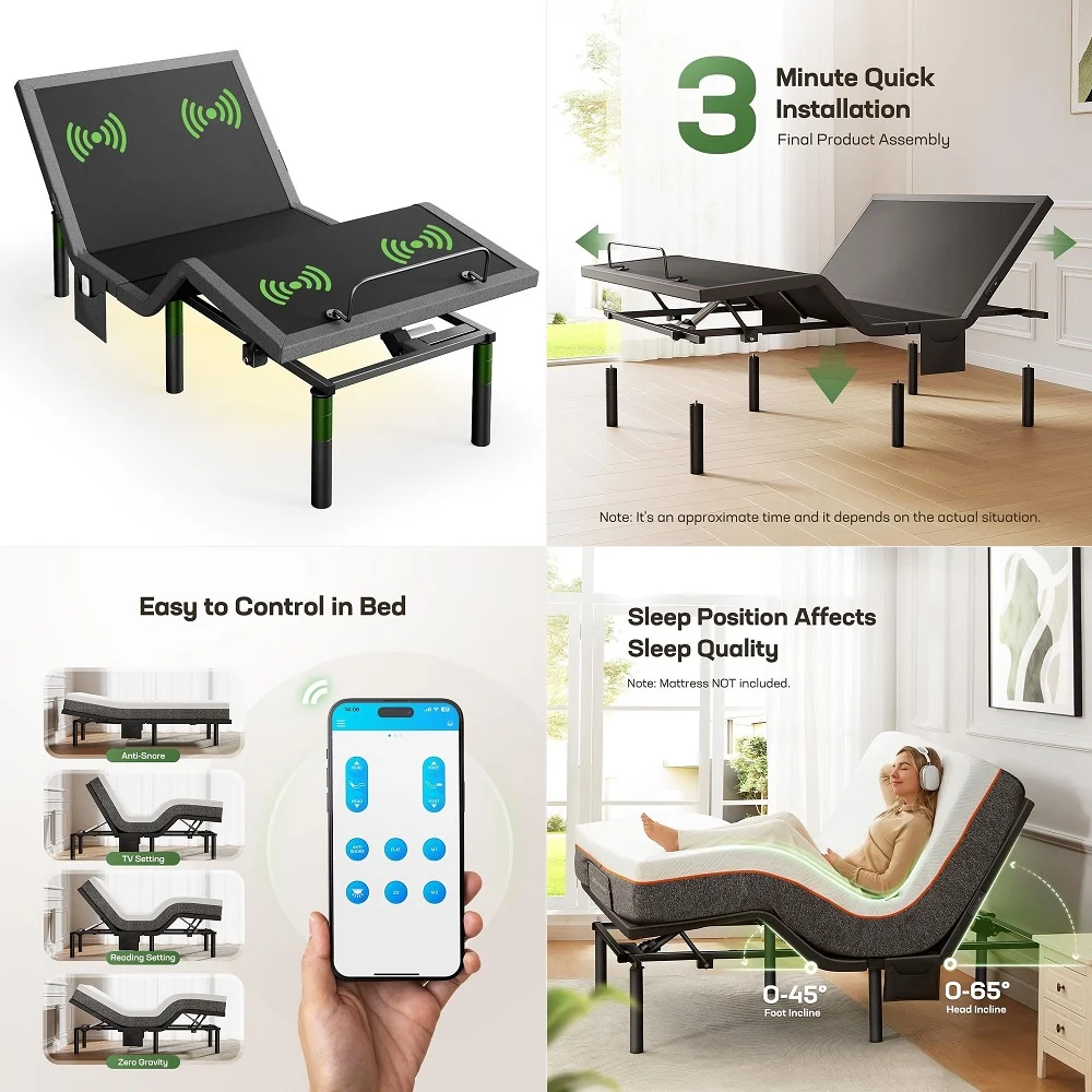 

Heavy Duty Professional Stationary Massage Bed with Backrest and Metal Frame, PU Leather
