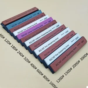 Stonego Messer Spitzer Schärfen professioneller Stein Fixes Schleifhaut Wasser für Küchenwerkzeug 8 Hauptverkaufsspitzen für Trofeus - №1