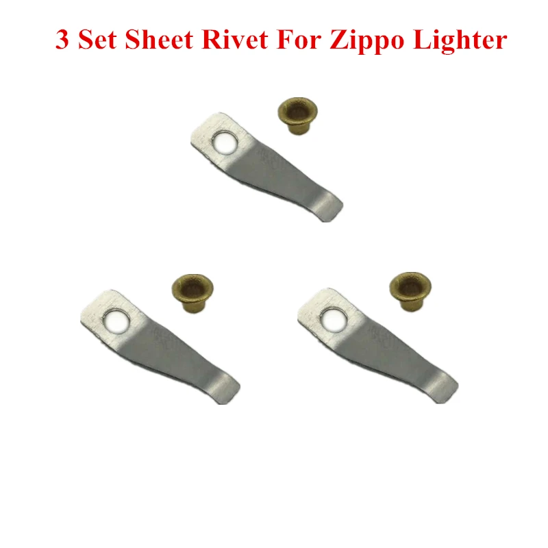 3 Set/Lot Kerosene Lighter Universal Cam Sheet Screw Rivet Set Fit For Zippo Lighter Repair Service Replacement Inner Parts