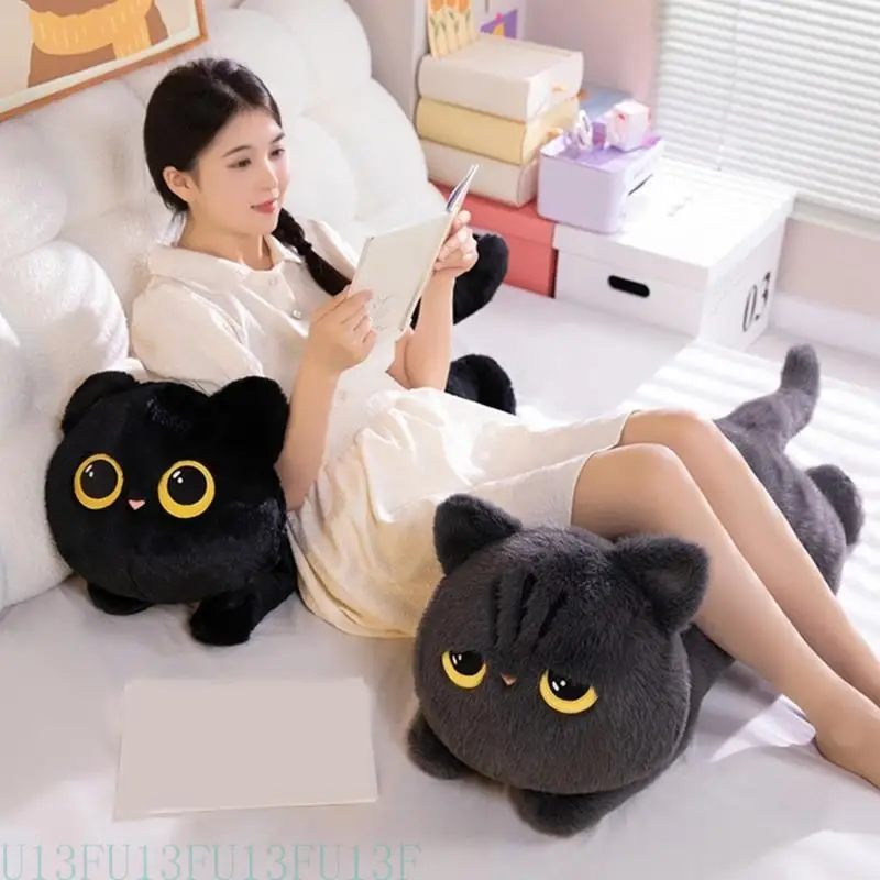U13f Cartoon Cats Dolls Plush Animal Pillow Dolls Comfort Toy PP Cotton Gevulde dierenspeelgoed voor het cudderen Sofa