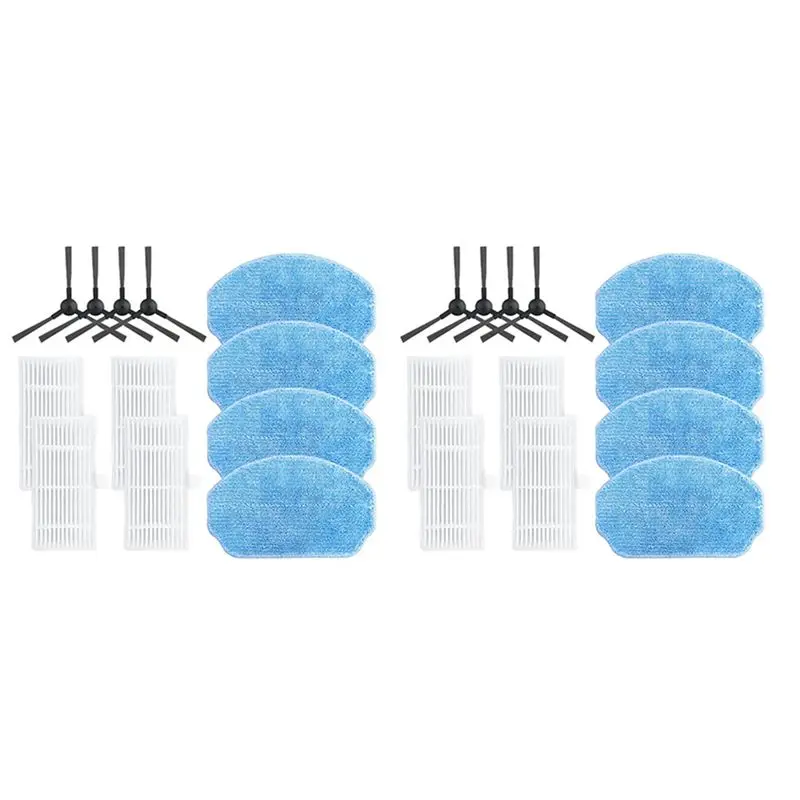 A69E2 Set For Midea Vcr04w Side Brush Hepa Filter Mop Cloths Rag Robot Vacuum Cleaner Accessories Spare Parts