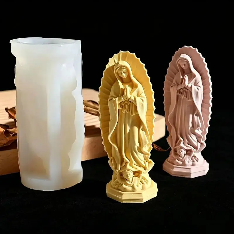 DIY European Goddess Statue Mold Reusable Silicone Mould for Aroma Candle Gypsum Epoxy Resin Home Decor Craft Making