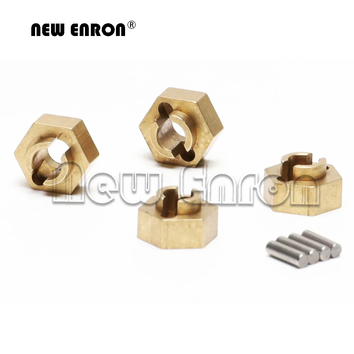 

NEW ENRON Brass Wheel Lock Nuts 7mm Wheel Hex Hub Metal 1/24 For Crawler Axial SCX24 90081 Upgrade Parts RC cars for adults