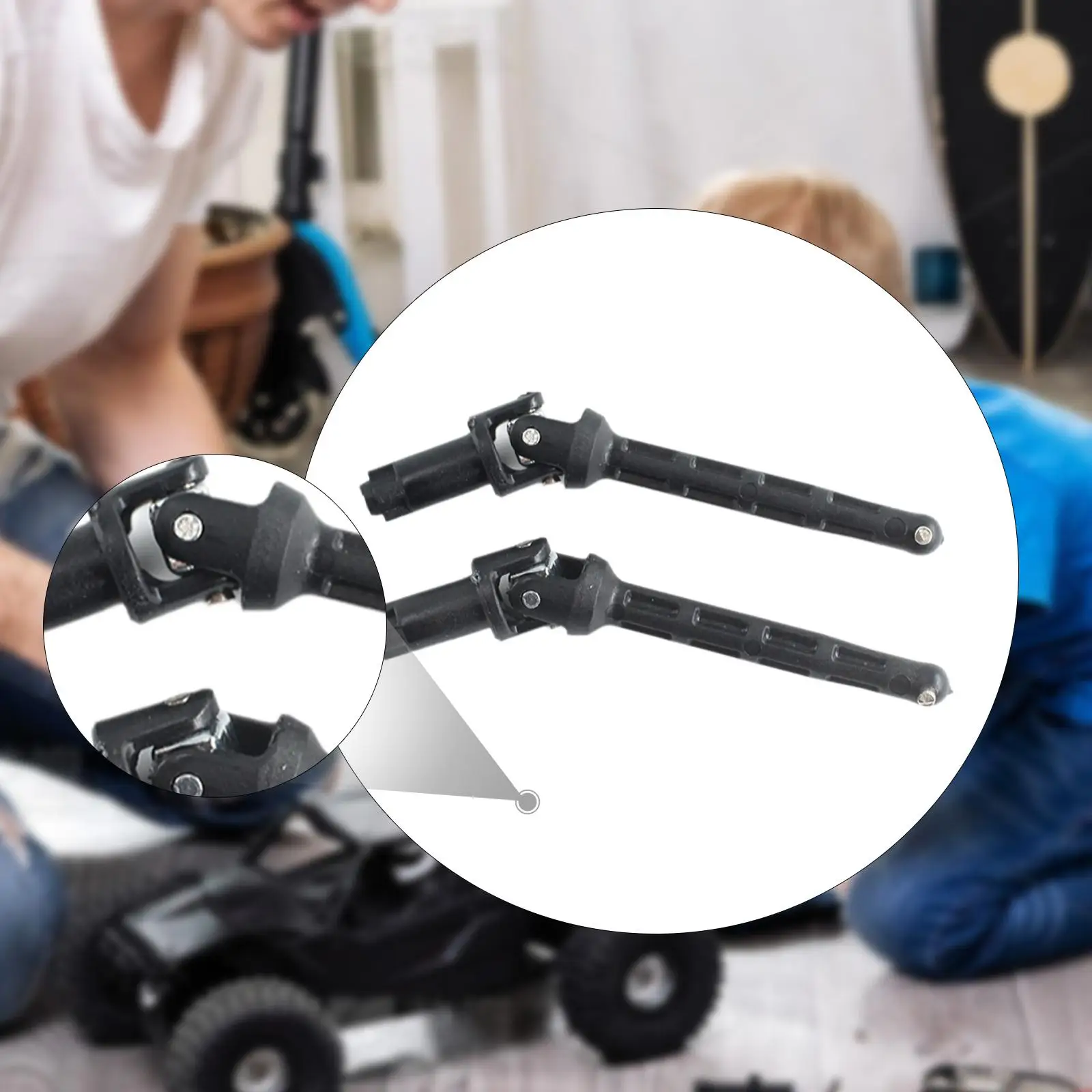 2 Pieces RC Car Front Driveshaft Replace Sturdy Vehicle Driveshaft Part for