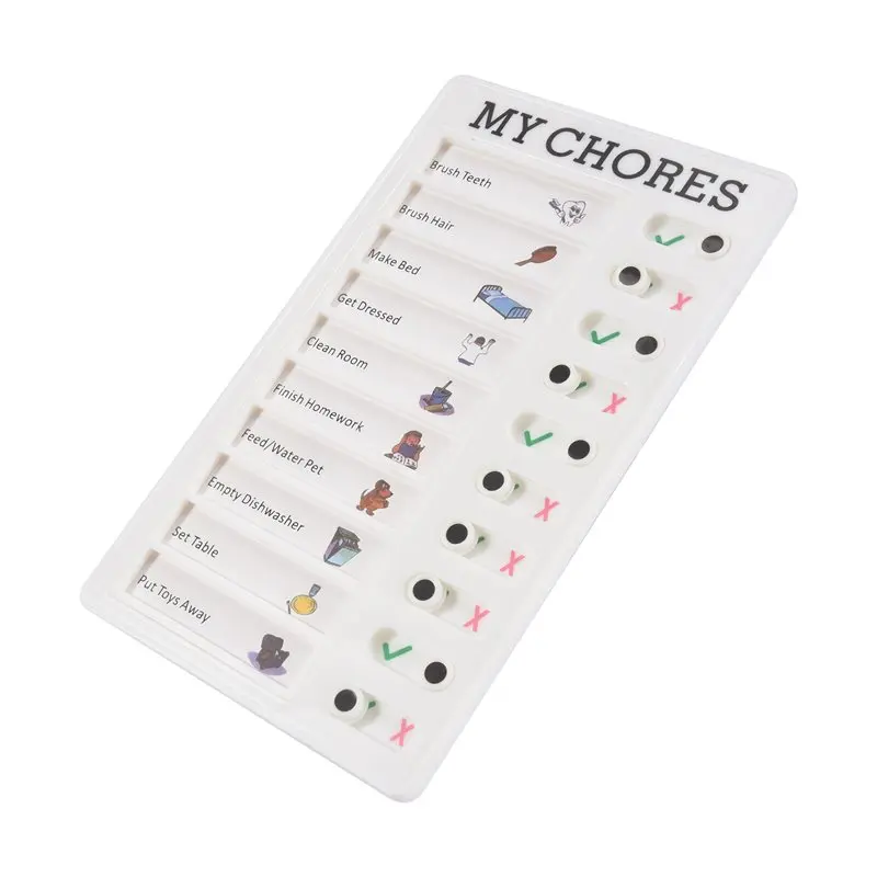 

A01K-Memo Plastic Board, Detachable And Reusable Creative Memo Checklist For Check Items And Form