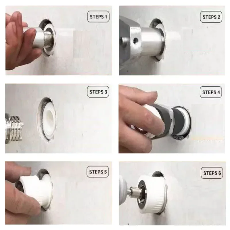 Imagem -05 - Ppr Rosca Interna Ferramenta de Reparo de Rachaduras Tubo de Água Rachaduras Fio Remoção Ferramenta de Substituição Acessórios de Ferramenta Manual