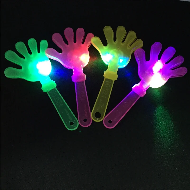 12 Stück Handklöppel, leuchtende LED-Klöppel, Krachmacher, lauter Geräuschmacher, Spielzeug, Klatschspielzeug für Hochzeit, Geburtstag, Party, Gastgeschenke, Zubehör – Detail 2