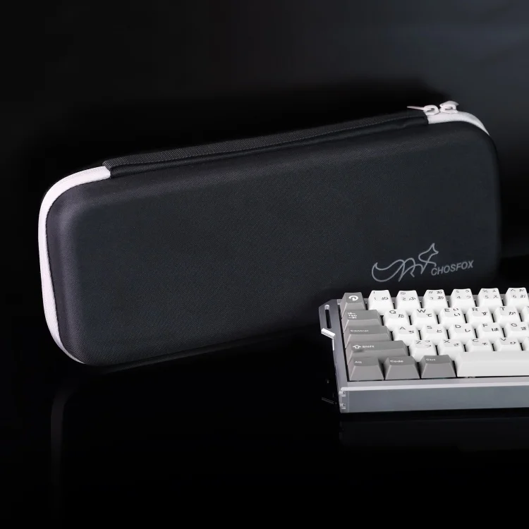 Chosfox Tragbare Tastatur-Aufbewahrungstasche, große Kapazität, mechanische Tastaturtasche, 60/61/64, verdickter Stoff, wasserdichte Schutztasche – Detail 1