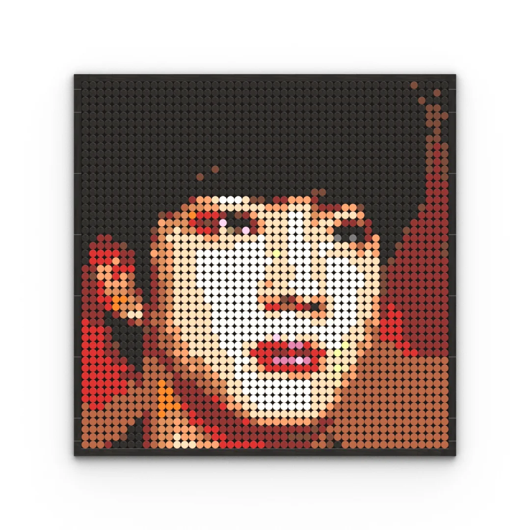 DIY Pixel Art Mosaic Building Blocks Pop Star Portrait Wall Decor Compatible with Major Brands Unique Gift Concert Goers Music